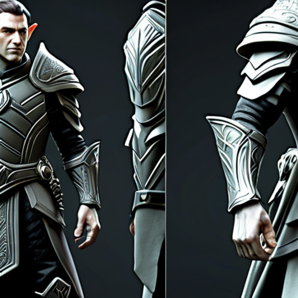 ZBrush Character Sculpt**
"A highly detailed digital sculpture of a fantasy character (e.g., elf or warrior), showcasing intricate details like wrinkles, armor texture, and fine hair. ZBrush interface visible in the background, blurred to focus on the sculpture. The character is fully clothed in appropriate fantasy attire. Perfect anatomy, correct proportions, well-formed hands, proper finger count, natural pose, professional digital art, safe for work, appropriate content, fully clothed, professional."
**