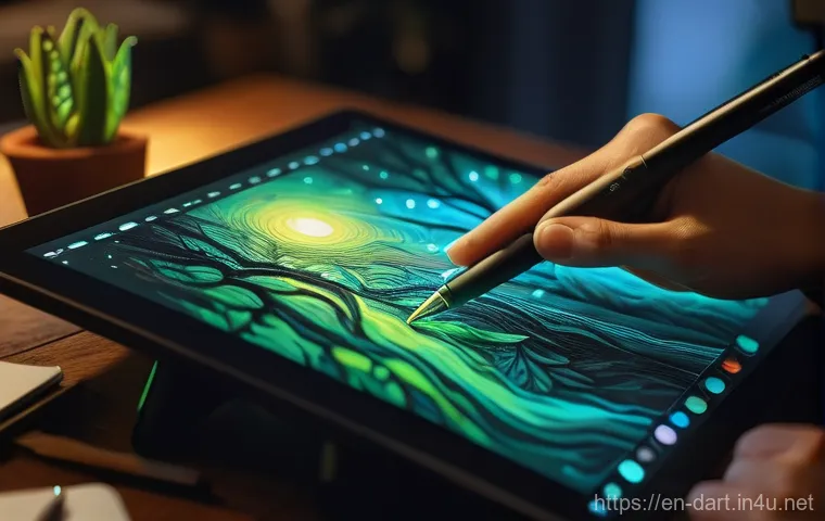 디지털아트 소셜미디어 마케팅 - **Prompt:** A digital artist in their cozy, slightly lived-in art studio, illuminated by soft, natur... 디지털아트 소셜미디어 마케팅 - **Prompt:** A digital artist in their cozy, slightly lived-in art studio, illuminated by soft, natur...