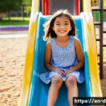 디지털아트 금속 재질 표현법 - **Prompt:** "A young girl, around 7 years old, wearing a colorful, patterned sundress and sandals, p...